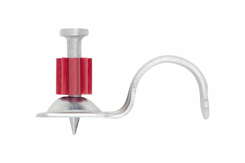 Clip collier 13 mm avec Clou pour pistolet FP08 - Zingué image