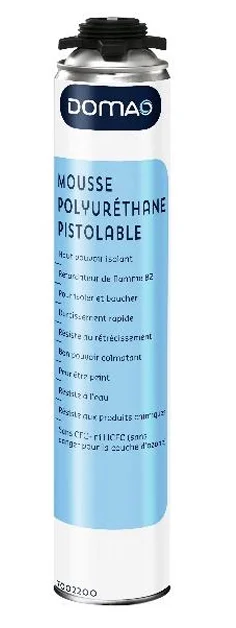 Mousse aérosol Polyuréthane pistolable - class B2 - 750ml image