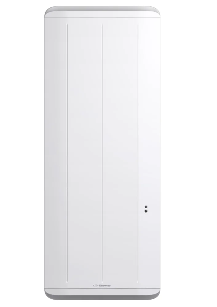 Radiateur électrique connecté à inertie Équateur 3 Vertical Blanc image