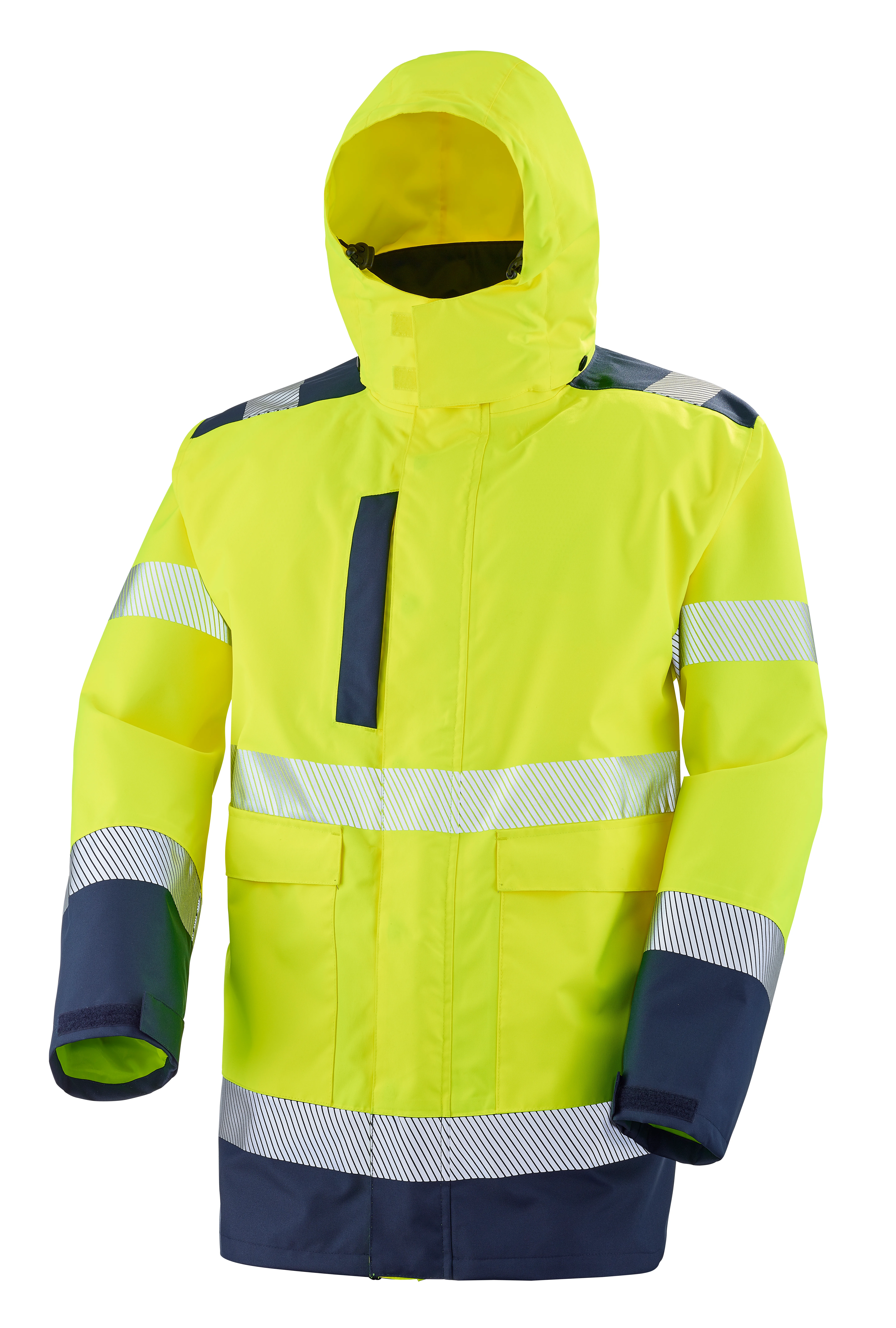 PARKA MATRA XP JAUNE FLUO/BLEU MARINE image