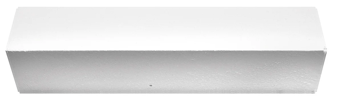 Boite de 100 craies blanche en bloc industrielle 100mm image