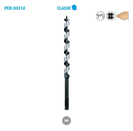 Mèche hélicoïdale SDS+ pour charpente bois Classic image