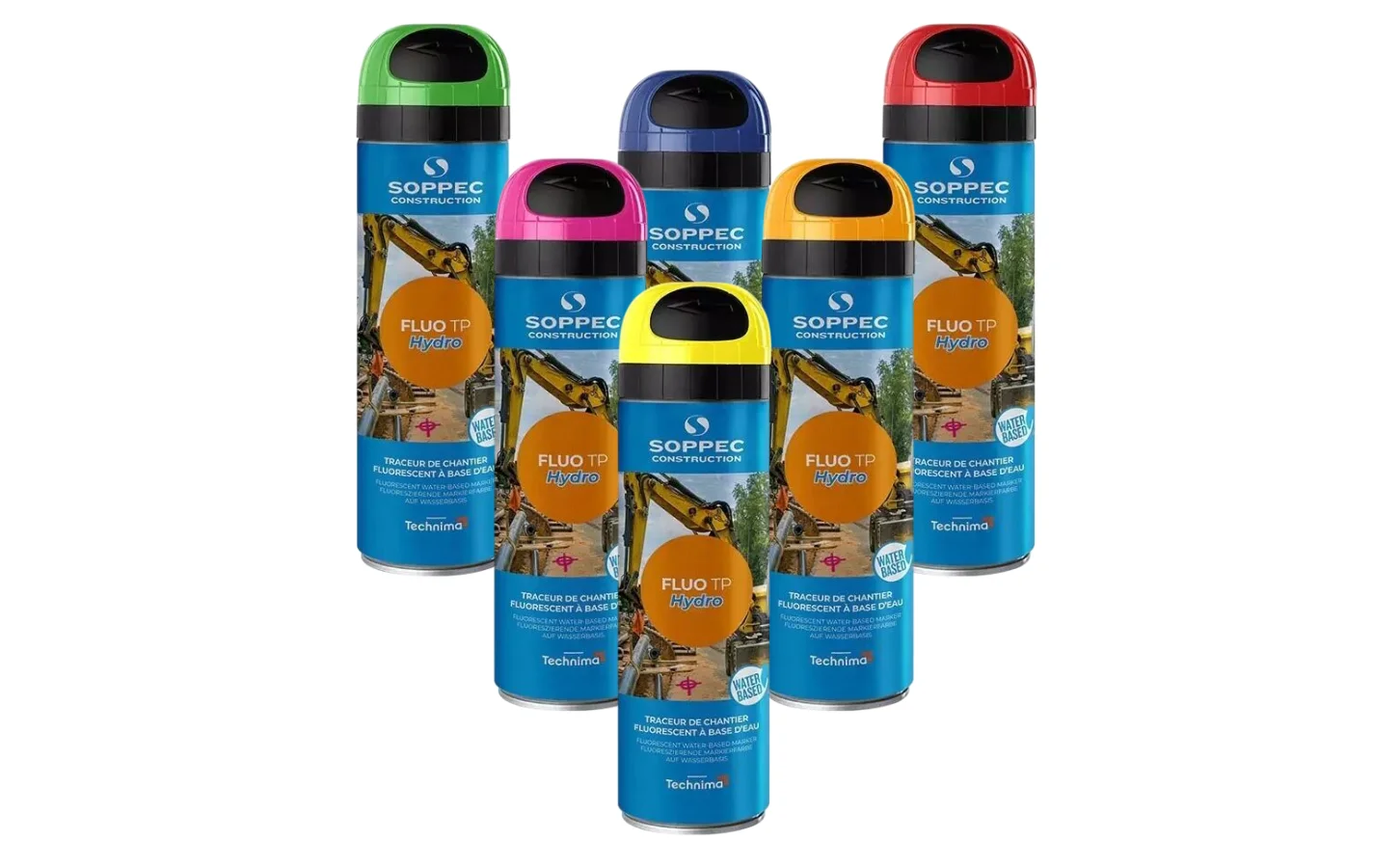 Traceur de chantier à l'eau FLUO TP HYDRO image
