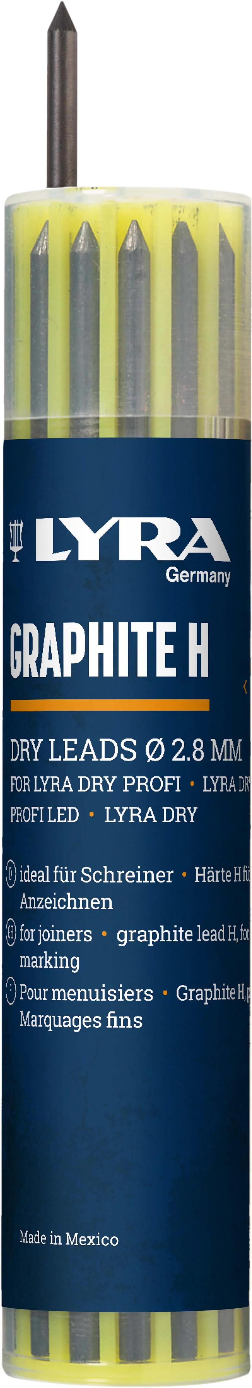 Etui 12 mines LYRA DRY graphites graduation H image