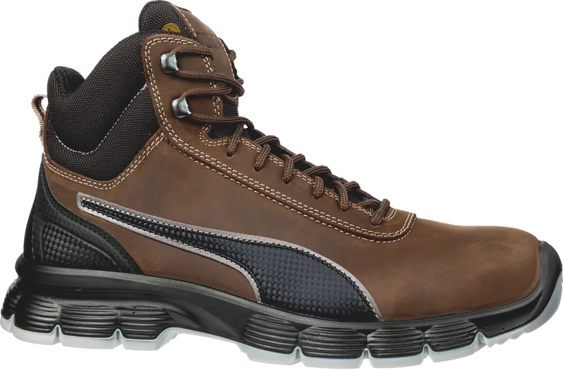 Chaussures de sécurité hautes CONDOR BROWN MID S3 ESD SRC - noir/marron image
