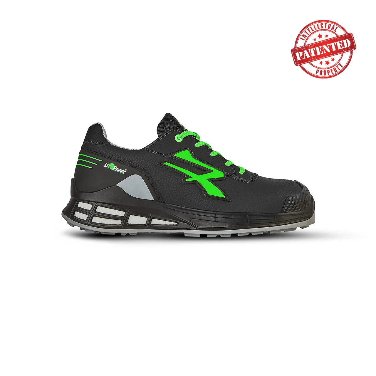 Chaussures de sécurité basses JAGO S3 SRC CI ESD - Noir/Vert image