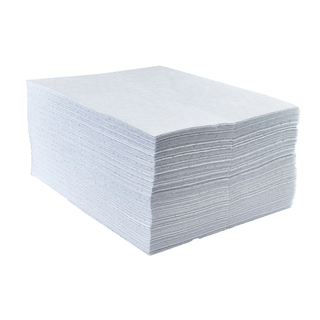 Lot de 200 Tapis absorbant pour hydrocarbures Blanc image