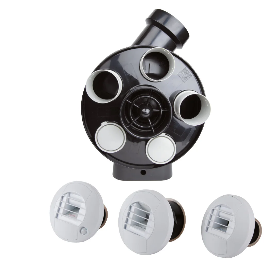 HYGRO PENTA ES - Kit hygro B VMC simple flux hygroréglable + bouches piles T5 image