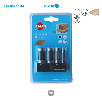 Coffret de 4 mèches à bouchonner Classic image