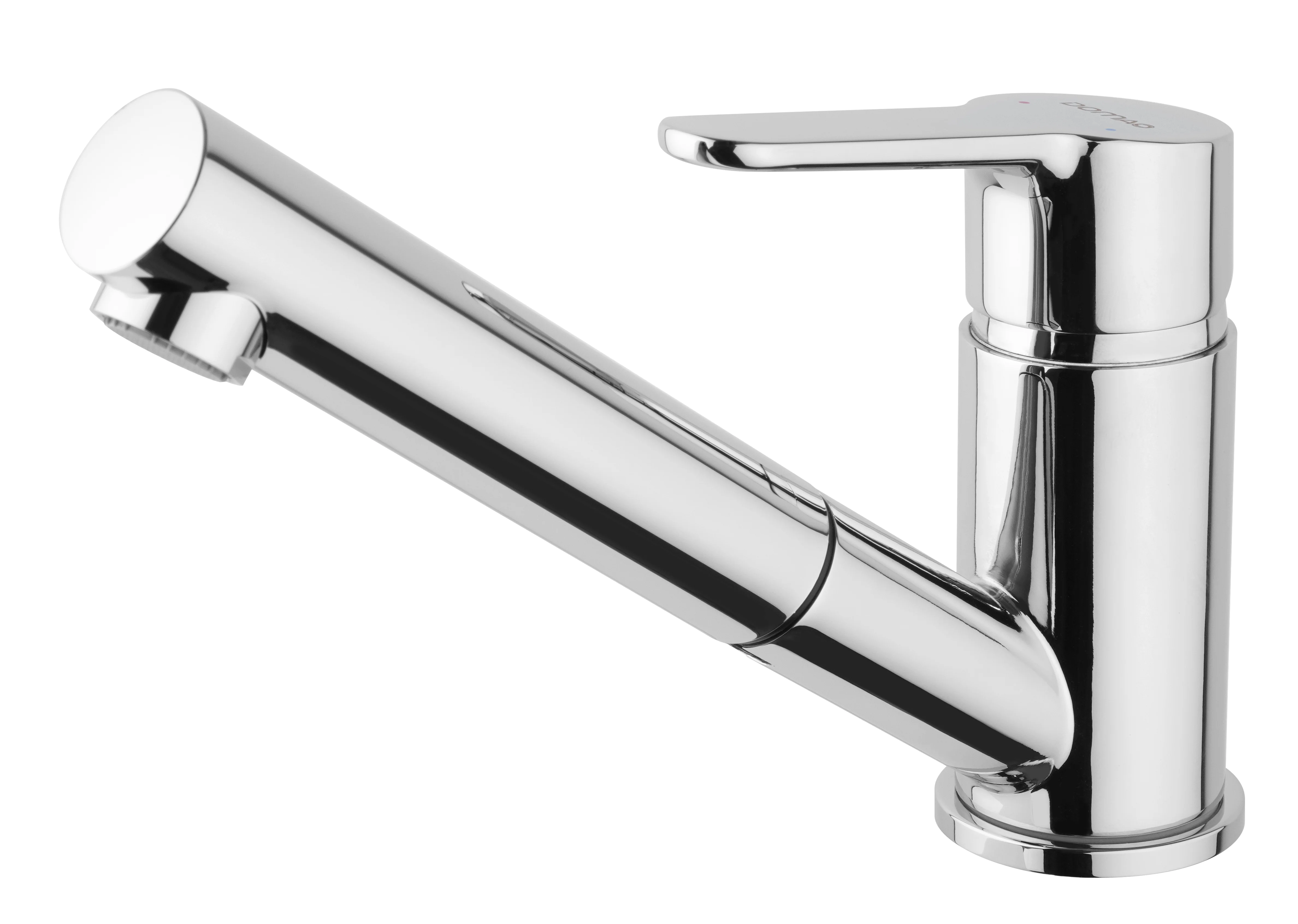 Mitigeur évier à douchette Cartouche 35mm Alimentation par flexibles fem G 3/8’’ image