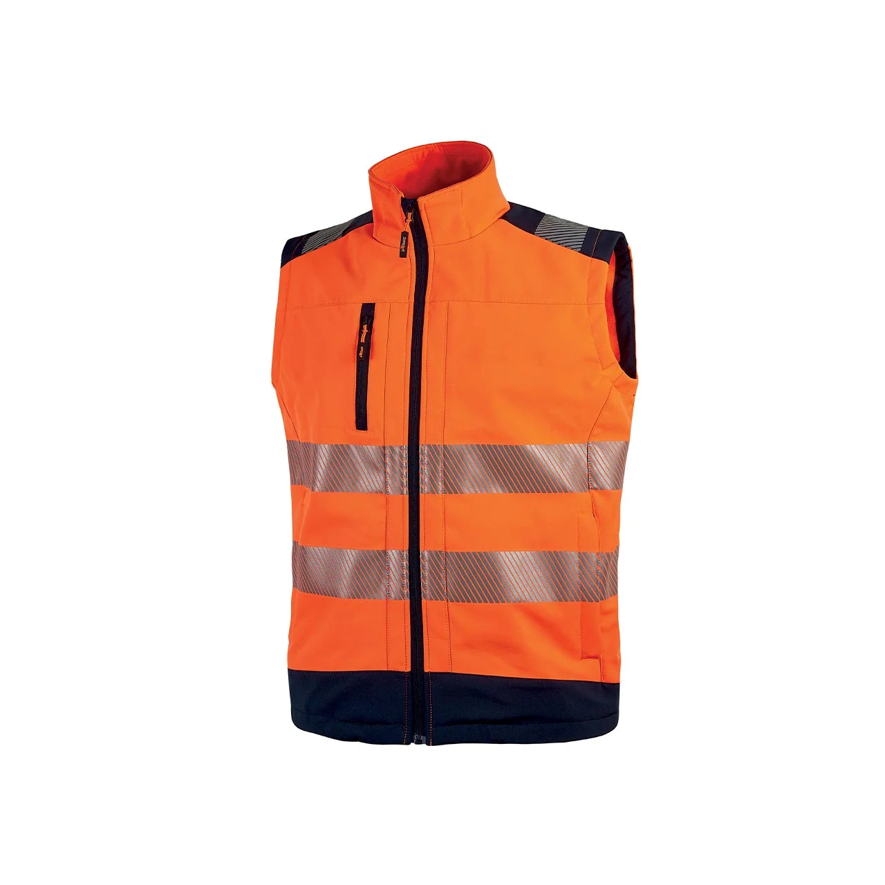 Gilet de travail sans manches haute visibilité DANY - Orange Fluo image