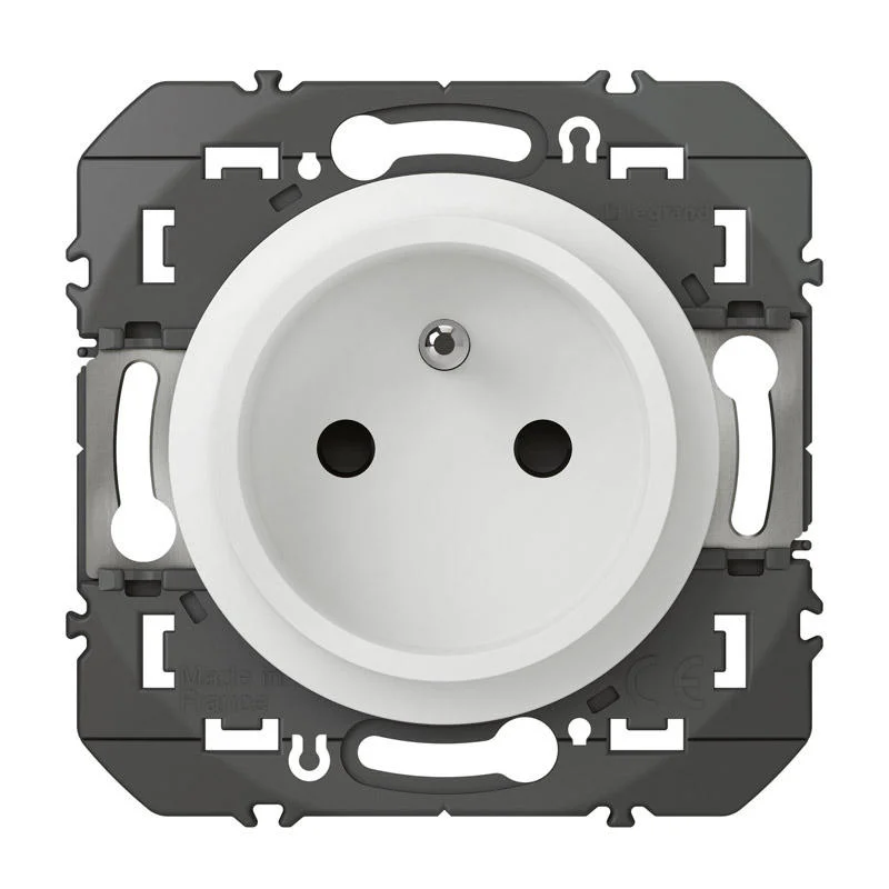 Prise de courant Easyréno Dooxie - Blanc - 2P+T image