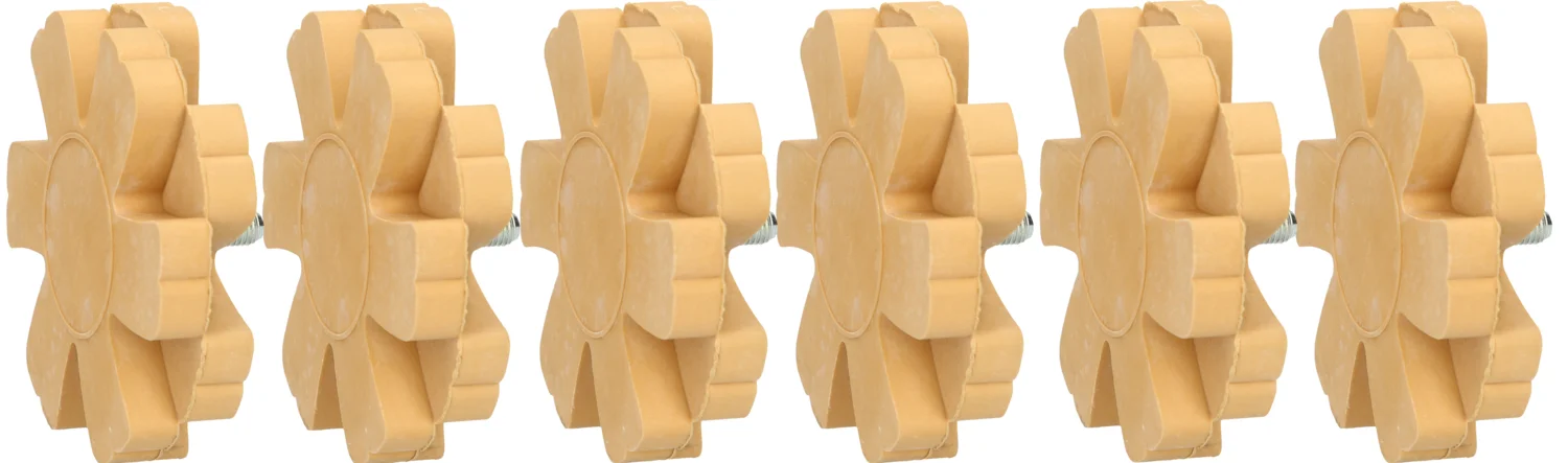 Gommes de nettoyage avec lamelles, Ø 90 x 20 mm, pack de 6 image