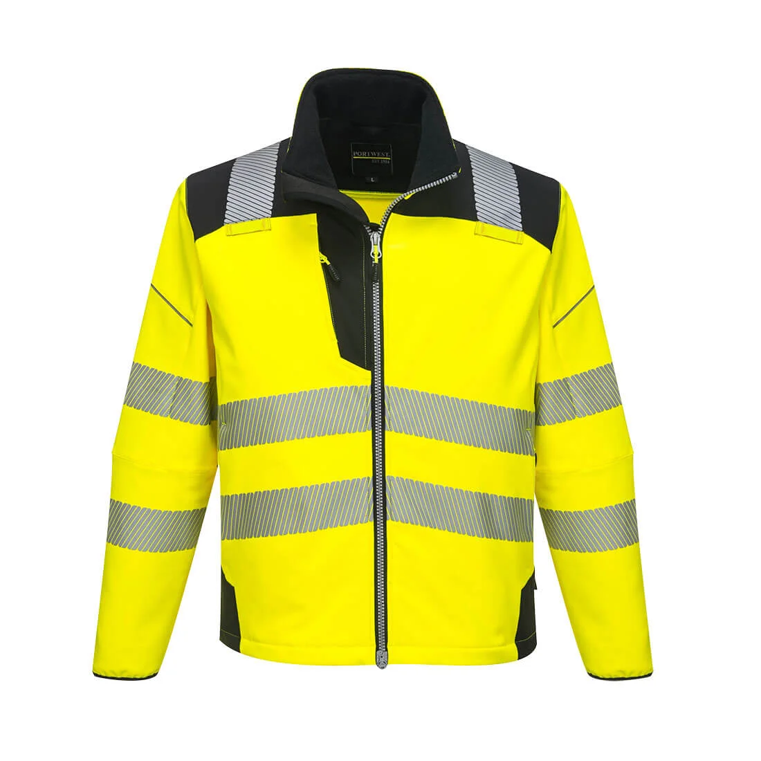 Veste Softshell Haute-Visibilité PW3 Jaune/Noir image