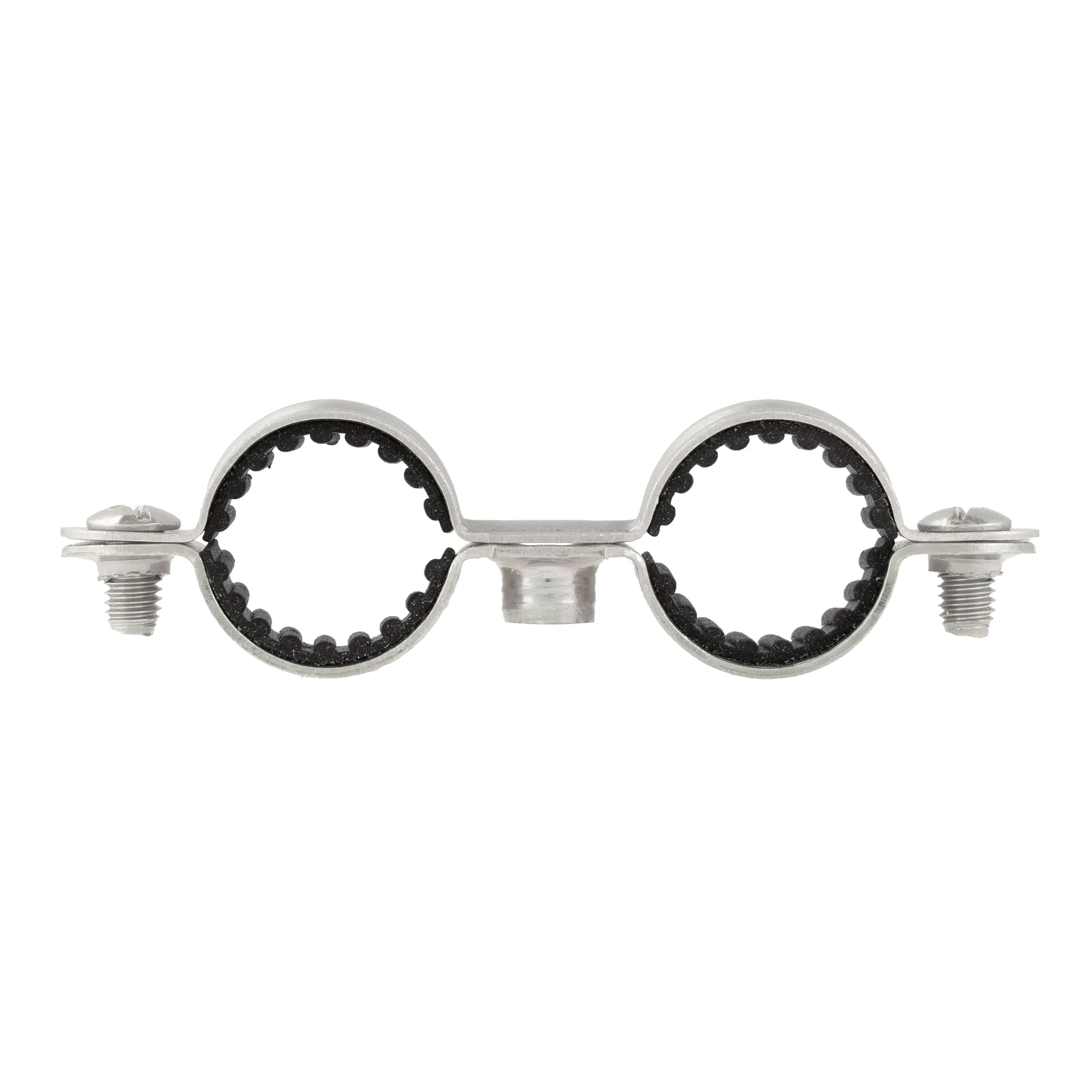 Colliers doubles isophoniques acier zingué embase M7 X 150 CDI image