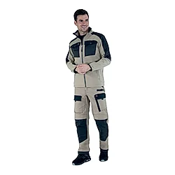 Pantalon RULER Gris/Noir à genouillères image