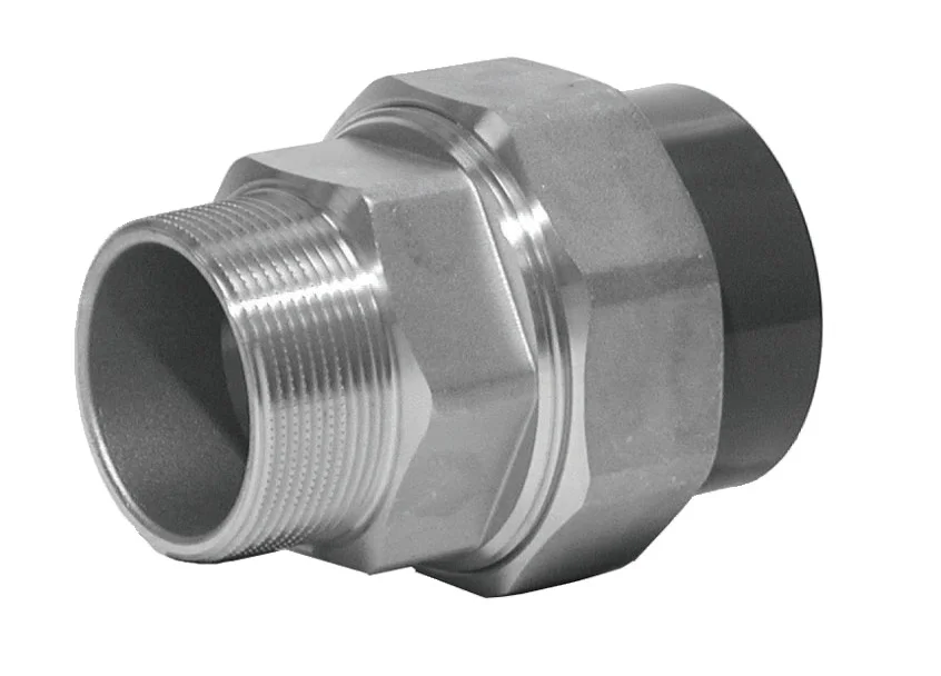 Union fer - PVC pression droit mâle à visser - femelle à coller image