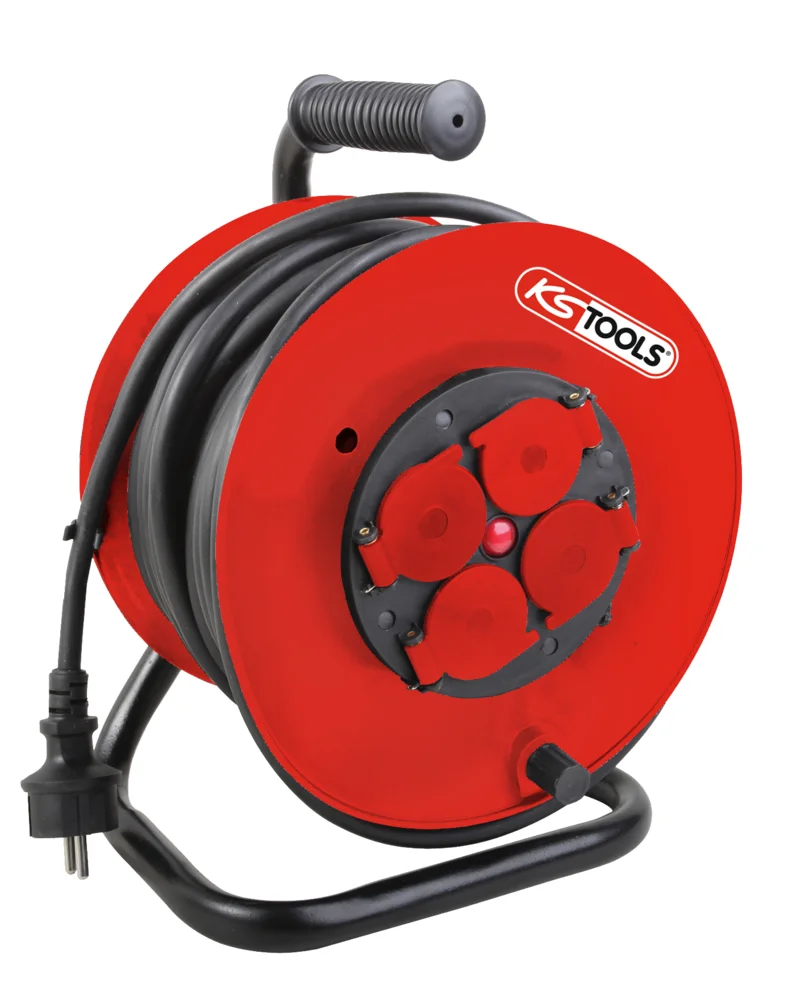 Enrouleur électrique sur touret, 3x2,5mm² - 25ml - IP44 image