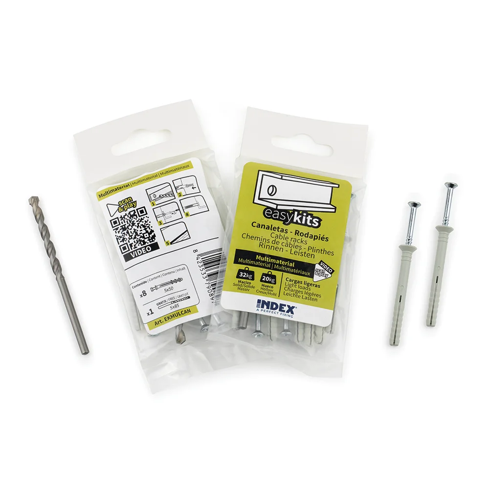 Boite de 12 - Plinthes - Chemins de câbles pour clôtures image