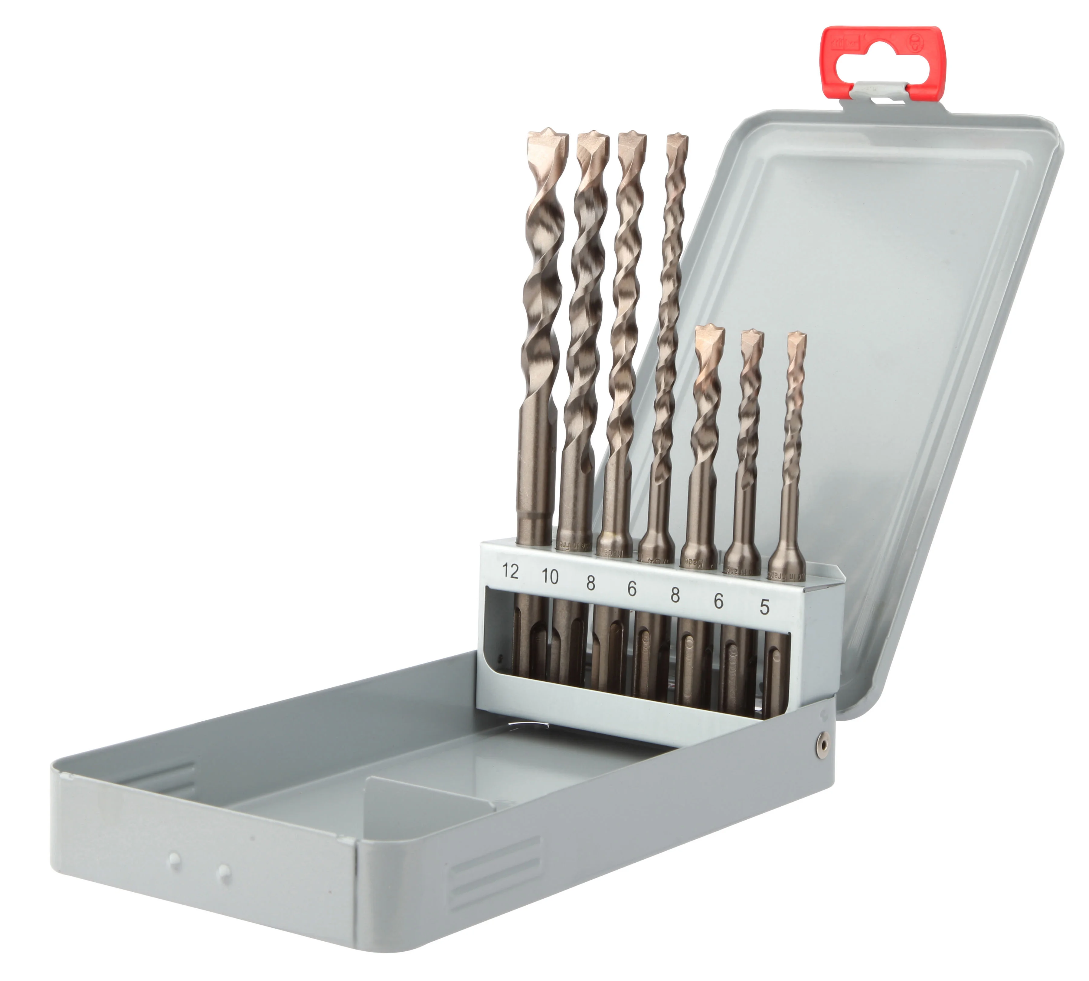 Coffret 7 forets métal TWISTER 2 taillants SDS plus - 105D image