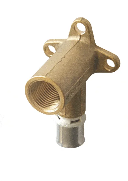 Coude moyen 52mm à sertir à applique pour système multicouches 1/2" 16X2 image