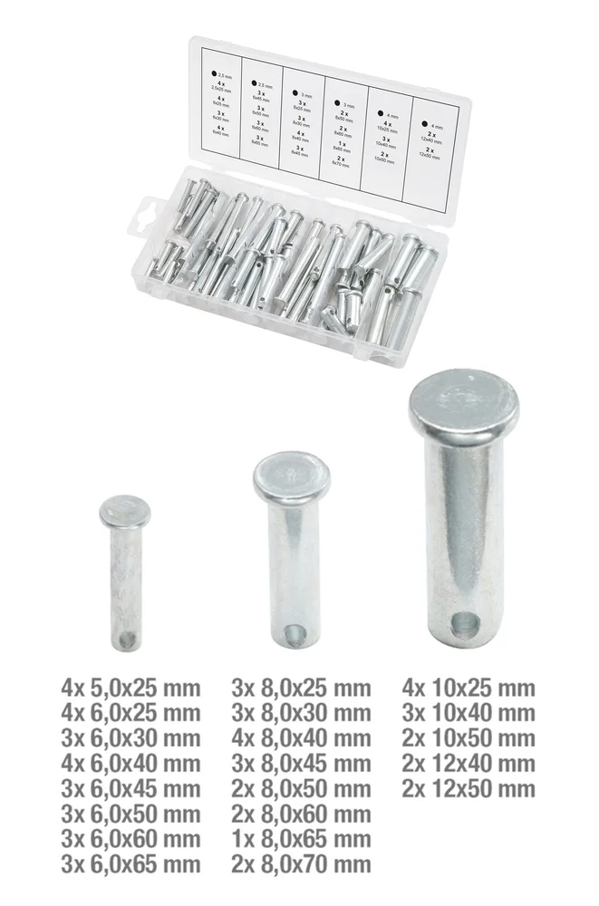 Assortiment d'écrous de sécurité, 60 pcs image