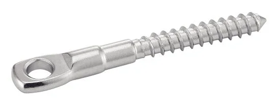 (Lot de 5) Vis à œil - Filetage bois - Inox A4 image