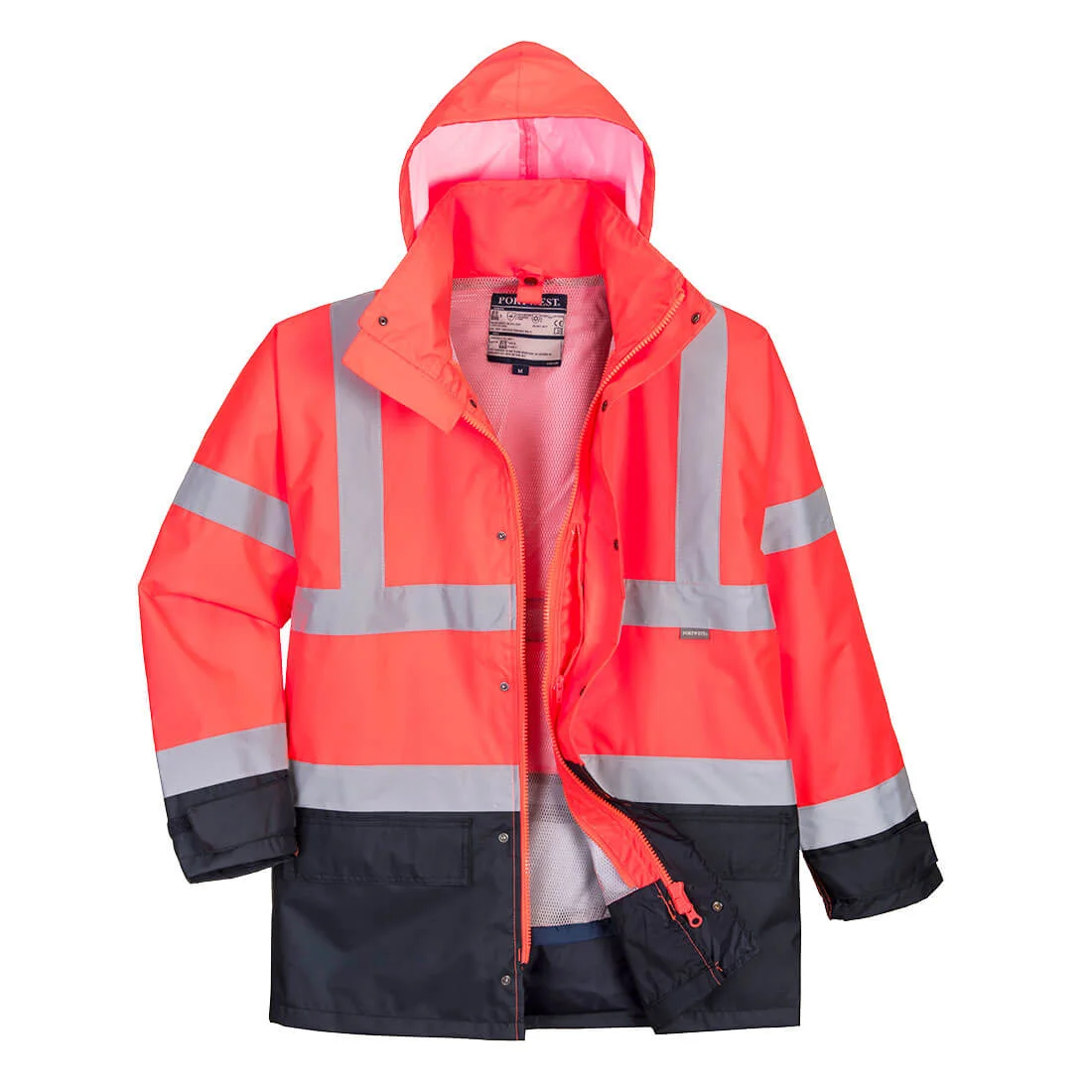 Parka Bicolore Executive 5-en-1  Rouge/Marine image