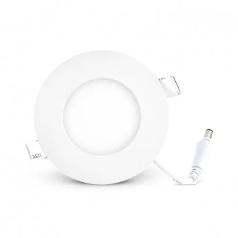 Plafonnier rond Polycarbonate blanc encastrable SLIMY ECO image