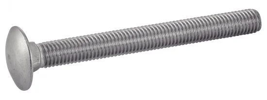 Vis à métaux tête ronde collet carré - Inox A2 image