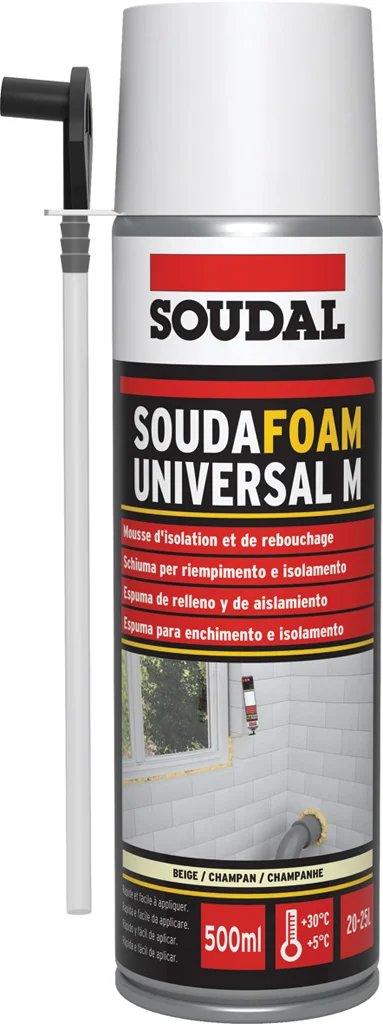 Mousse polyuréthane auto-expansive - Soudafoam Universal M - Beige image