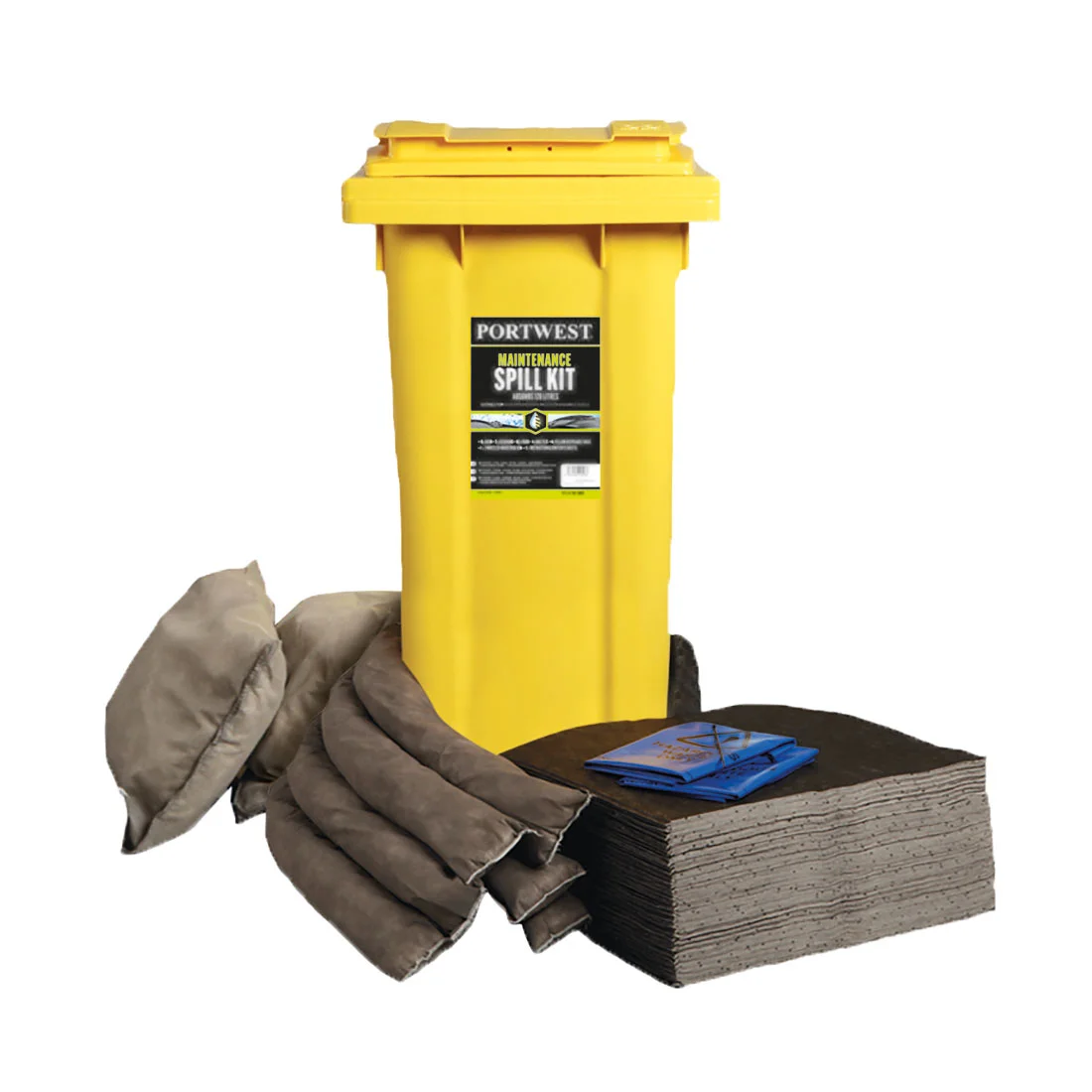 Kit absorbant de maintenance 120 litres Gris image