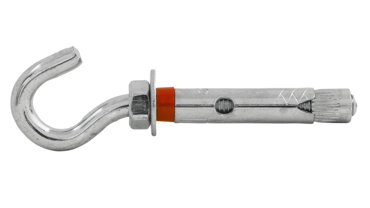 Cheville métallique pour charge légère crochet ouvert - Acier image