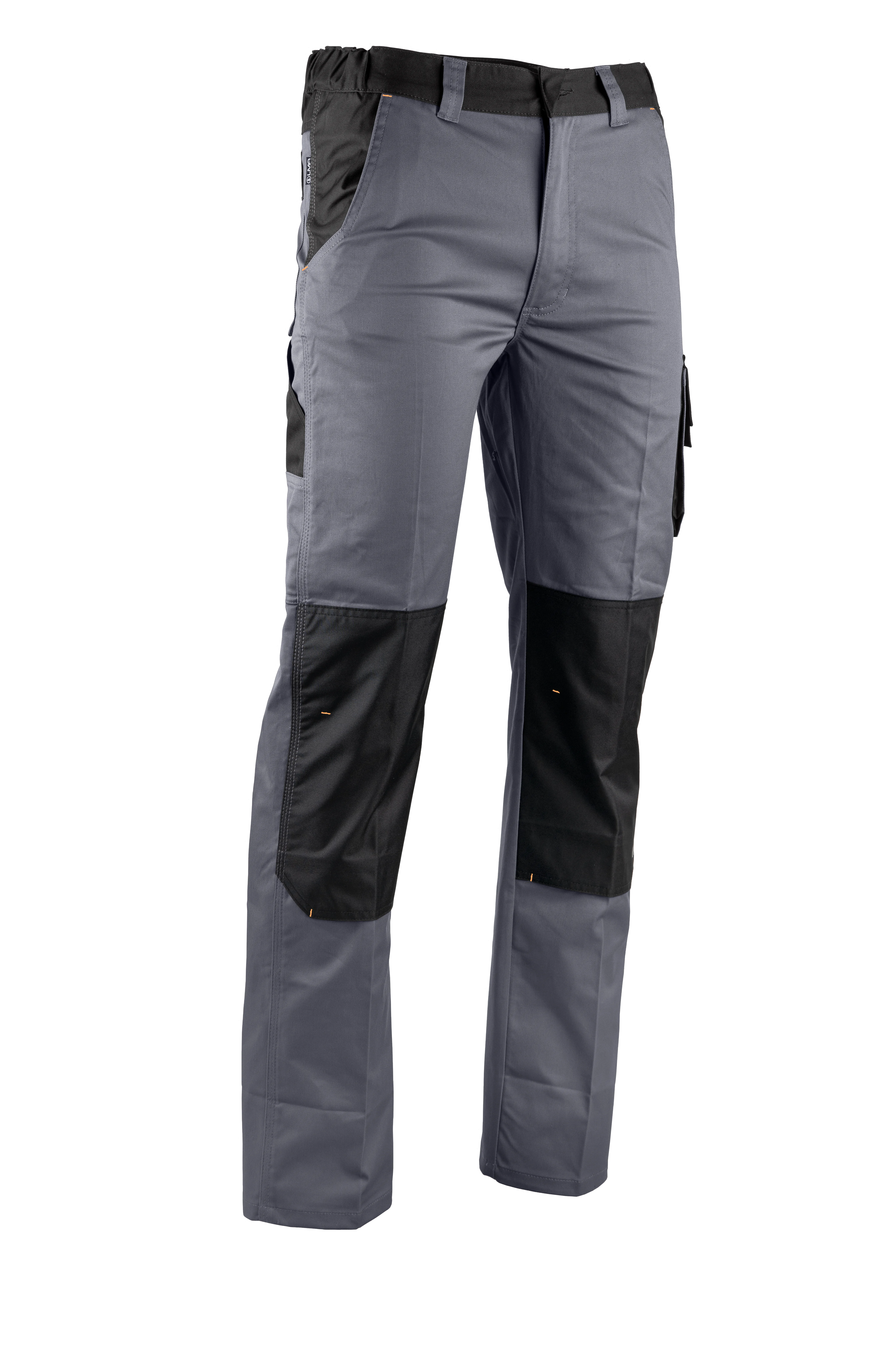 Pantalon de travail stretch ARION - GRIS ACIER/GRIS FONCE image