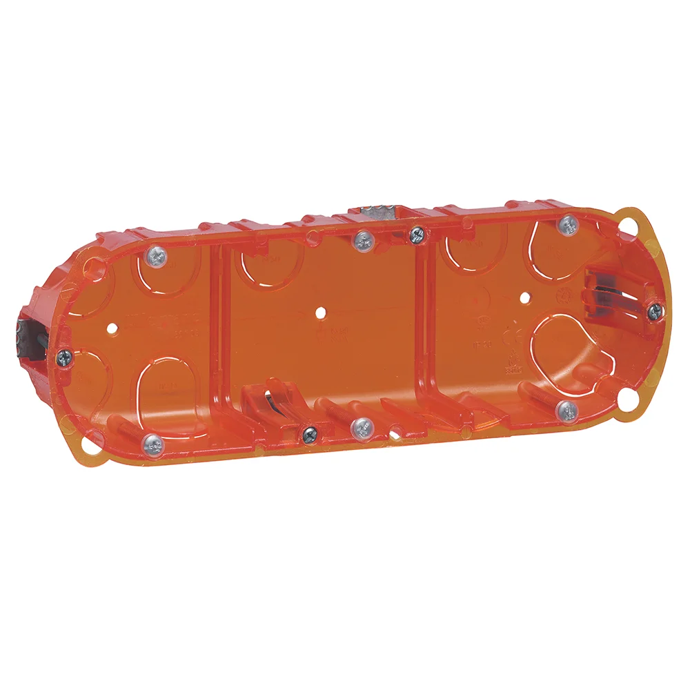 Boite multi-matériaux 3 postes 40mm batibox image