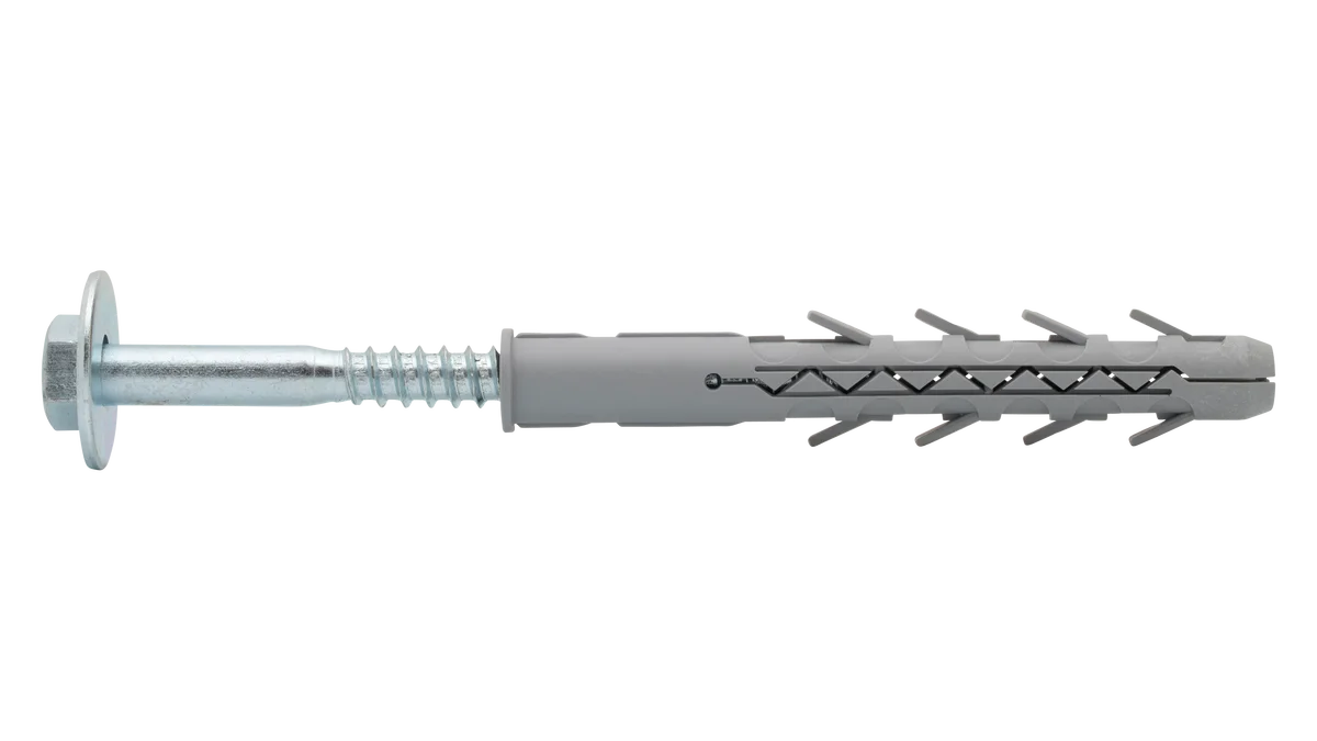 Cheville de charpente avec tirefond et rondelle image