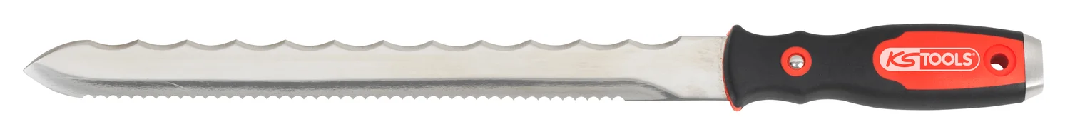 Scie couteau 280mm découpe de laine de verre denture fine et large - poignée bi-matière image