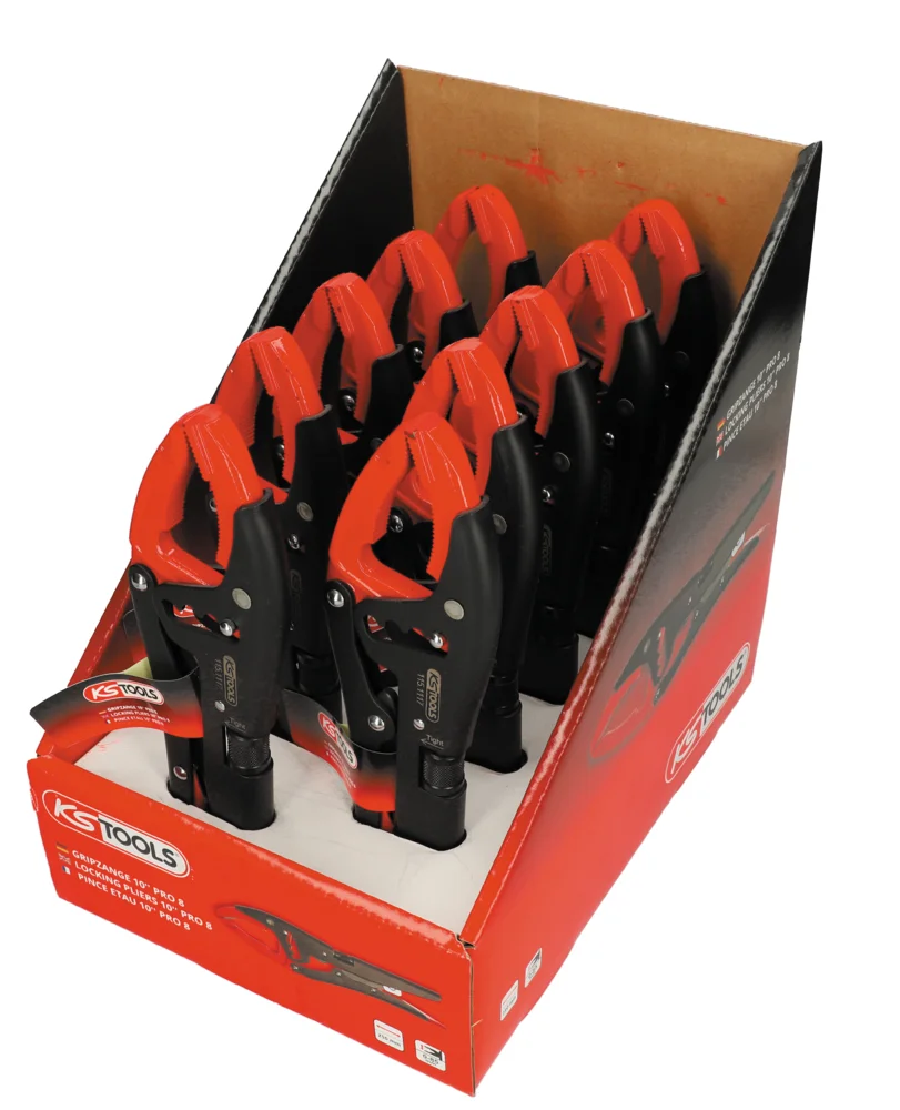 Présentoir de 10 pinces étau 10 Pro bec long image