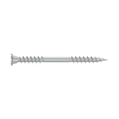 Vis bardage bois - Inox A4 - Tête fraisée - Double filet et filetage partiel - Pointe type 17 - Torx image