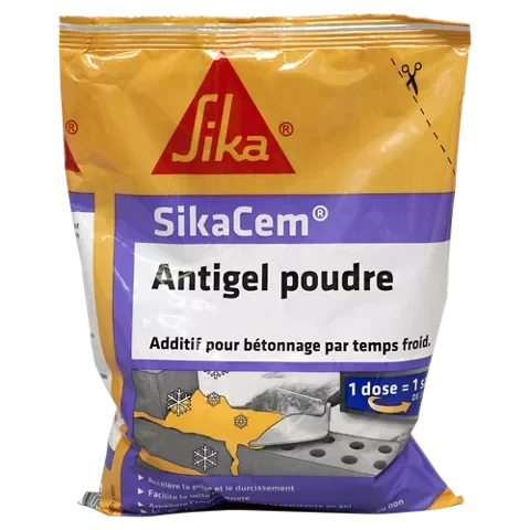 SikaCem Antigel poudre - Accélérateur de durcissement pour béton et mortier - Beige image