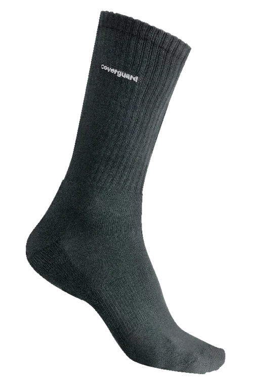Lot de 12 - Chaussettes de sécurité anti-odeurs BAMBOU - Noir image