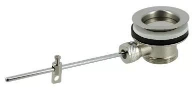 Bonde de vidage lavabo - Laiton chromé mat - 33X42 image