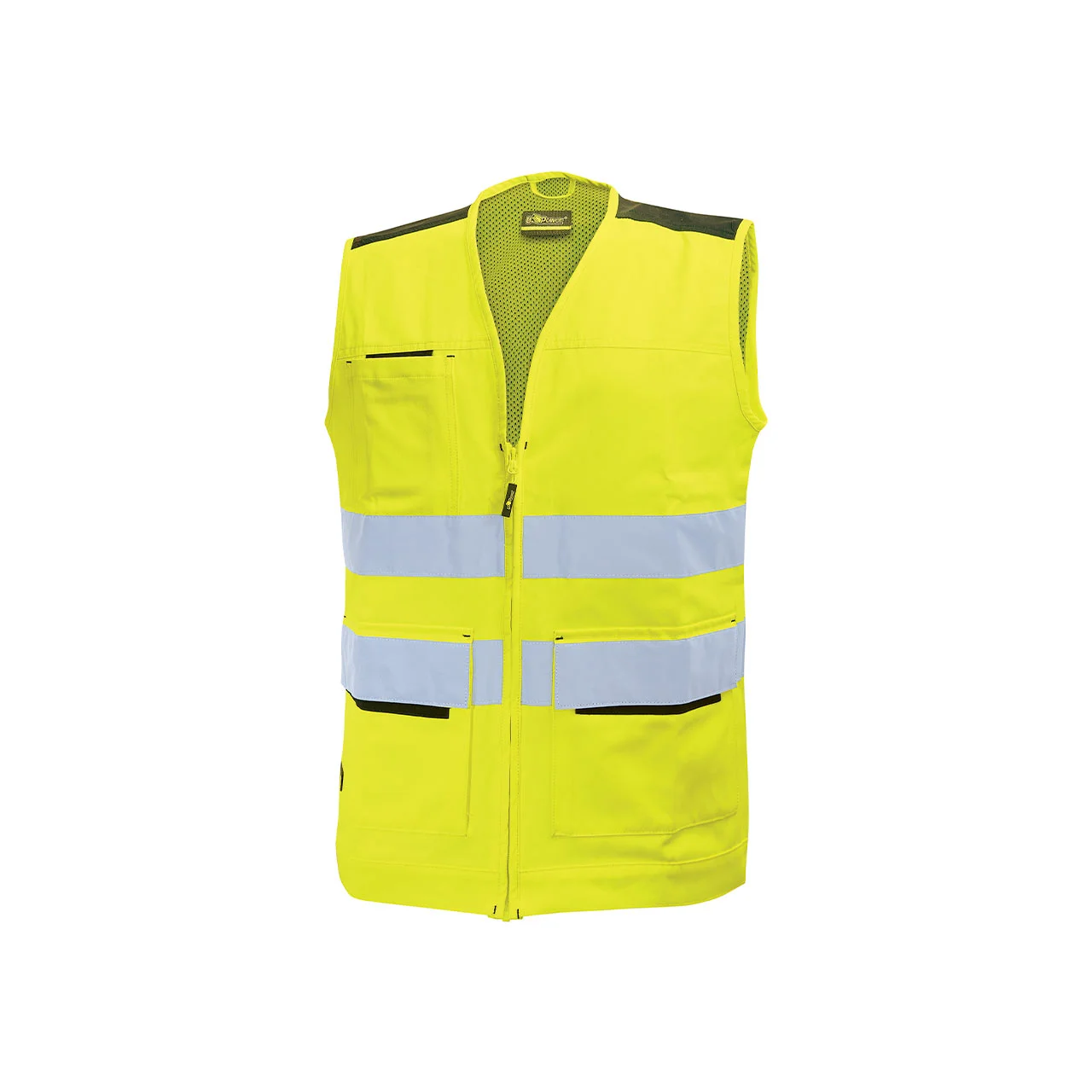 Gilet de travail sans manches haute visibilité SMART - Jaune Fluo image