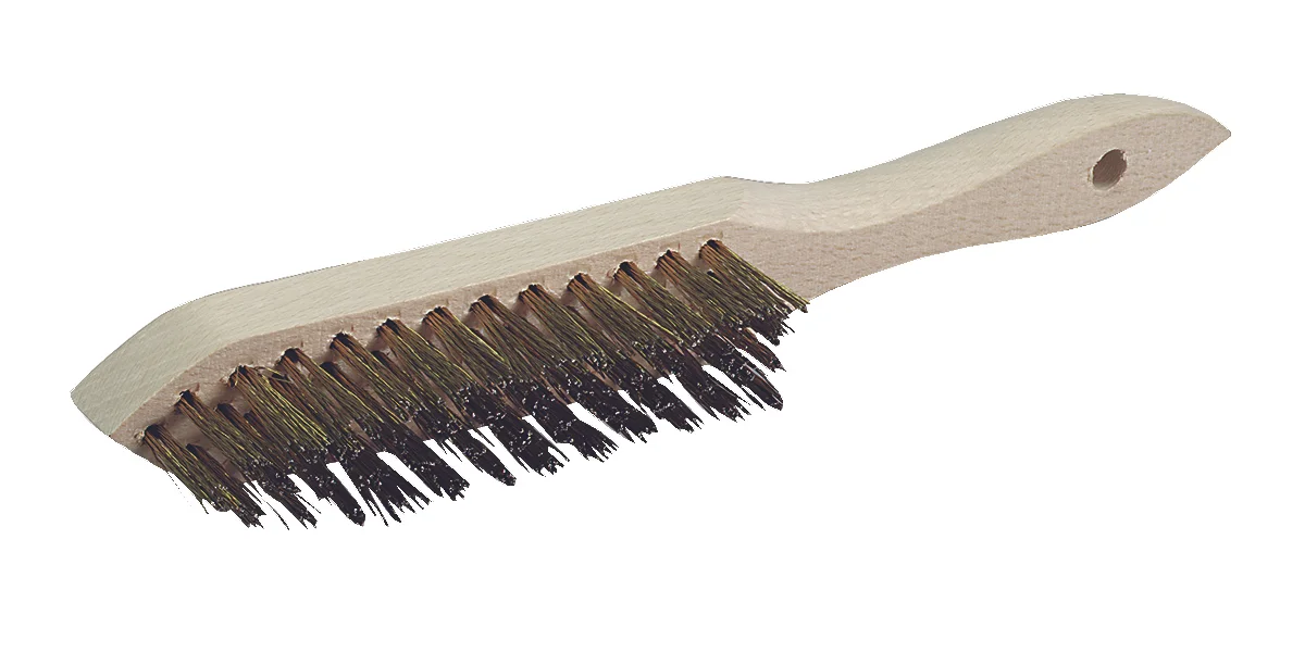 Borsse métallique souple à manches 4 rangs image