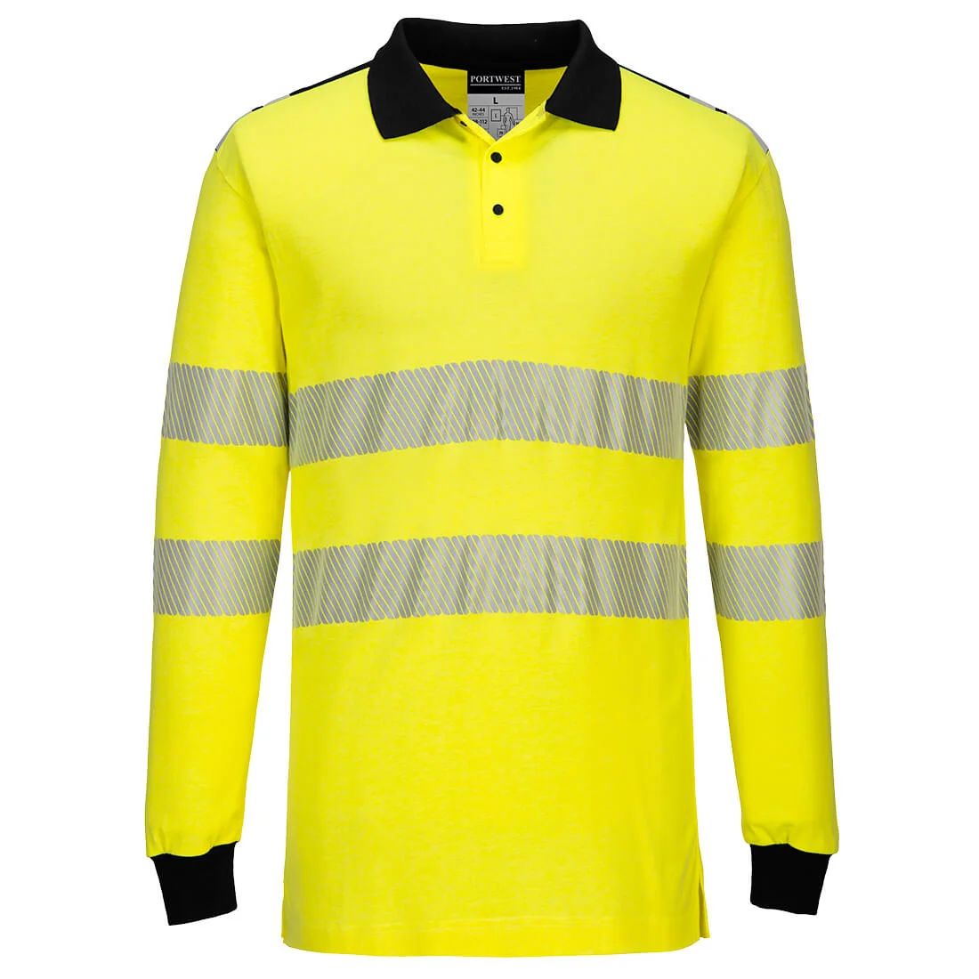 Polo Haute Visibilité Ignifugé Jaune/Noir image