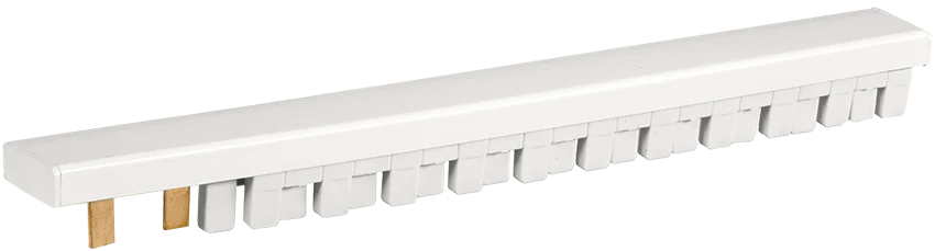 Peigne horizontal 1P+N 13 mod pour connexion rangée disjoncteur avec ID H/B 25-63A alimenté par le bas image