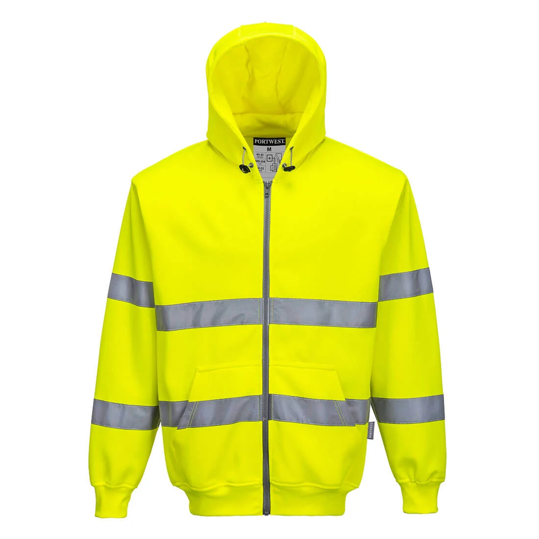 Sweat zip HiVis à capuche image