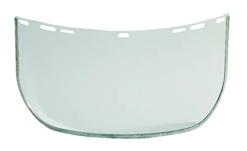 Lot de 10 - Visière Ecran de protection polycarbonate bord métal L40xH20 image