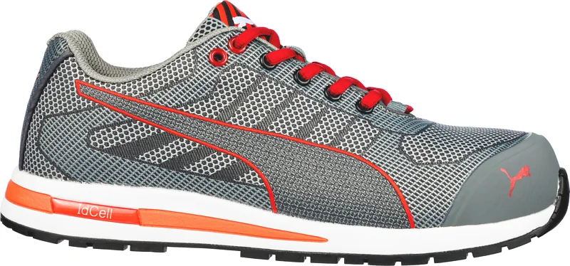Chaussures de sécurité basses Xelerate Knit LOW S1P HRO SRC -  gris/rouge image