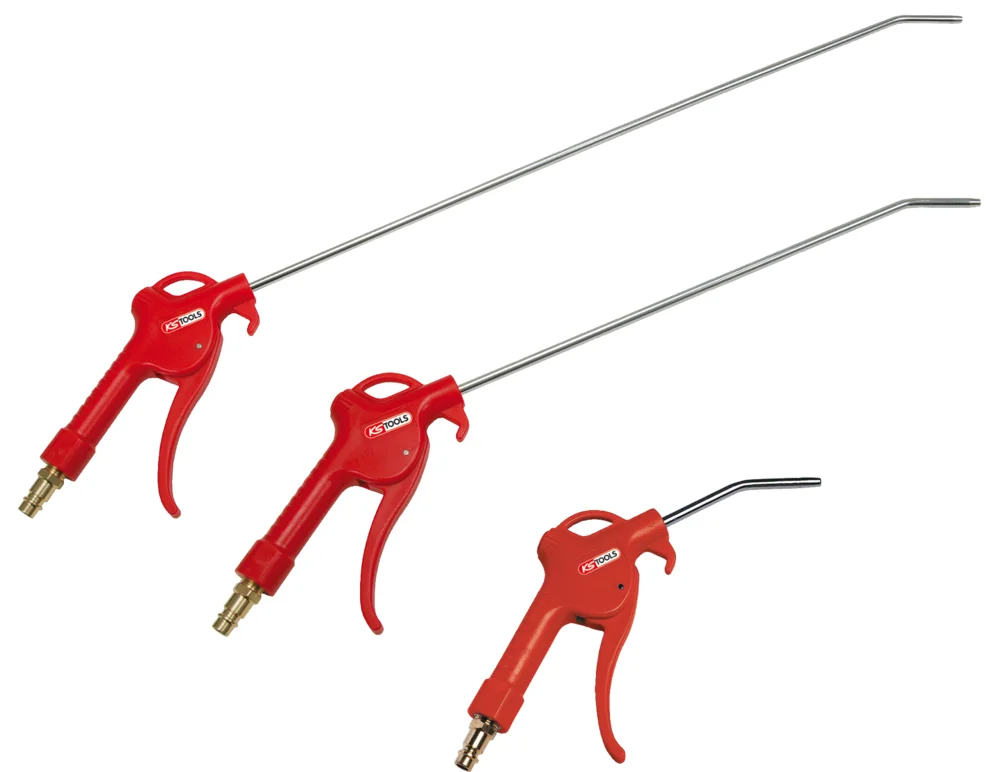 Jeu de 3 soufflettes avec buse 100 mm - 330 mm - 490 mm - Raccord 1/4'' image